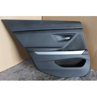 BMW F06 Trverkleidung Leder hinten links schwarz 7304099