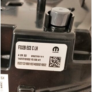 NEU FIAT 500 500E Leuchte R�ckleuchte Heckleuchte hinten links F332B  / 20270111