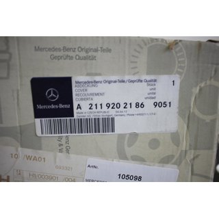 Mercedes Abdeckung A2119202186 9051